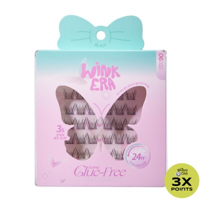 GLAMFIX GLAMFIX Wink Era Poppin Glue Free Cluster Eyelashes 06 Queen Energy