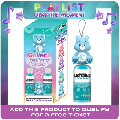 LISTERINE - LISTERINE Collect Care Bear Key Chain Buy 2 Cool Mint Mouthwash 100ml
