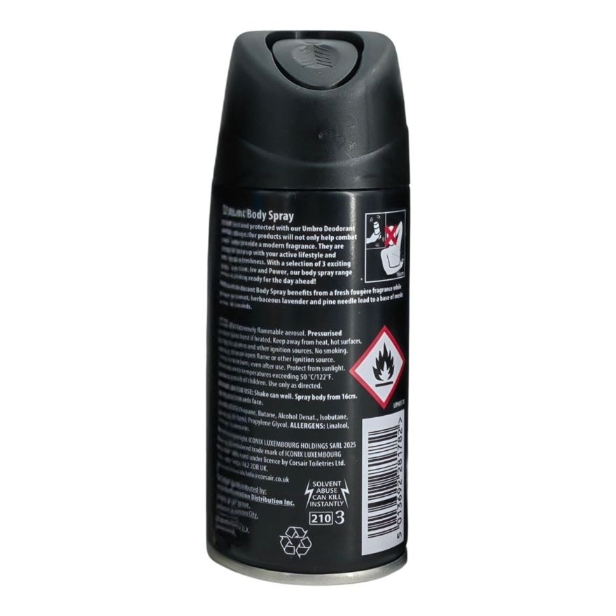 UMBRO Deodorant Body Spray Action 150ml
