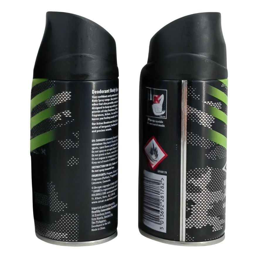 UMBRO Deodorant Body Spray Action 150ml