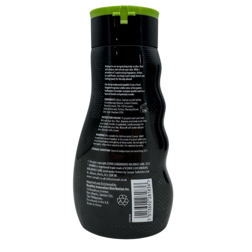 UMBRO Body Wash Action 400ml