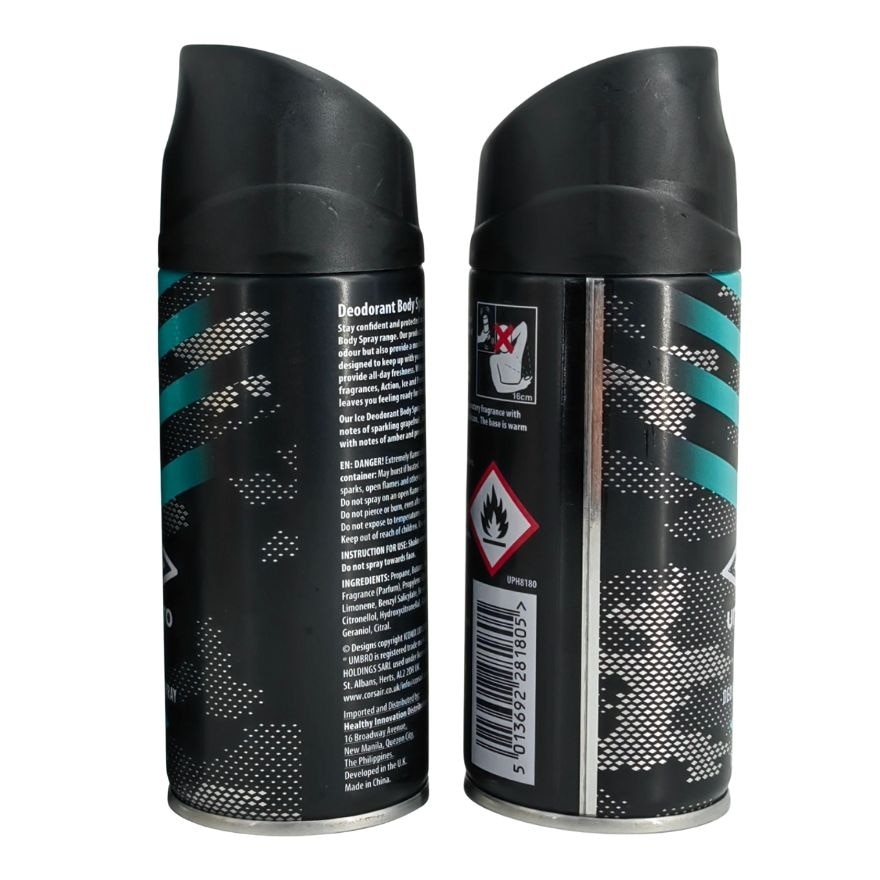 UMBRO Deodorant Body Spray Ice 150ml