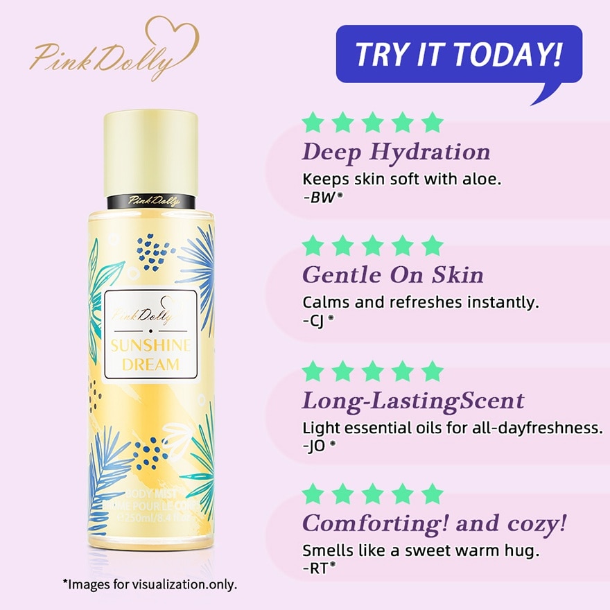 PINK DOLLY Sunshine Dream Fragrance Mist 250ml