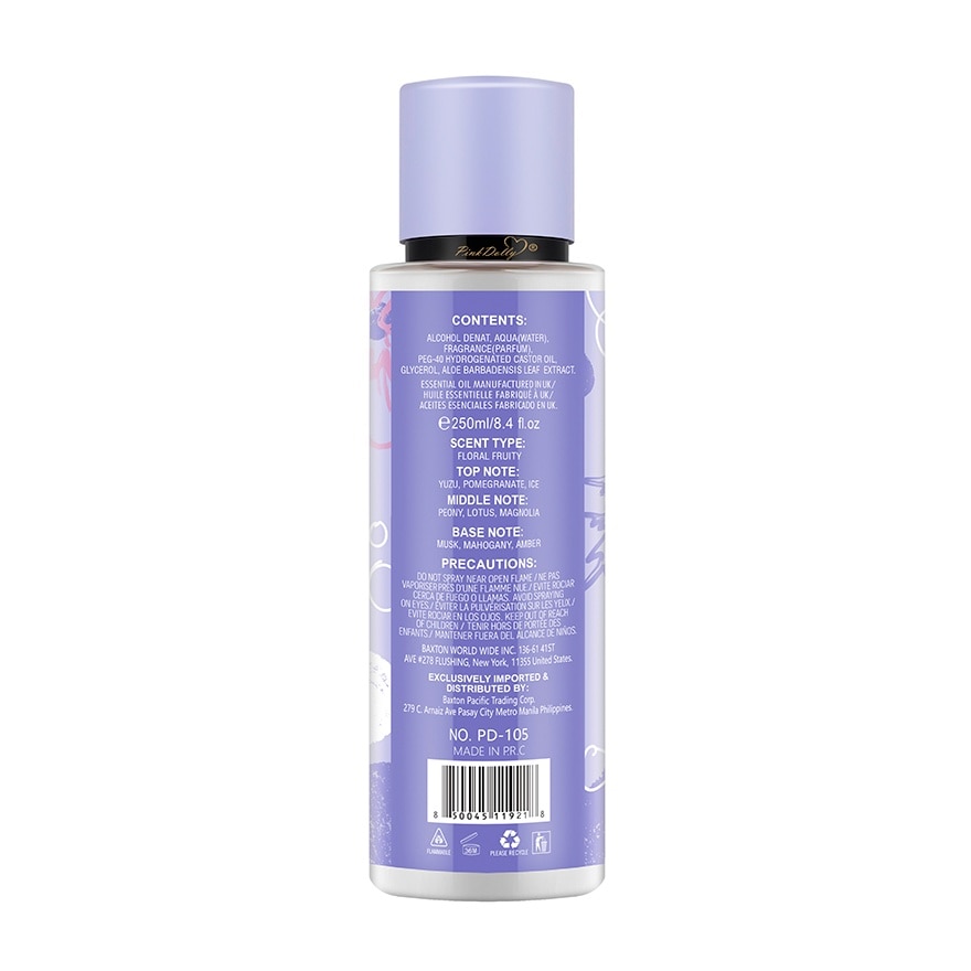 PINK DOLLY Crystal Petal Fragrance Mist 250ml