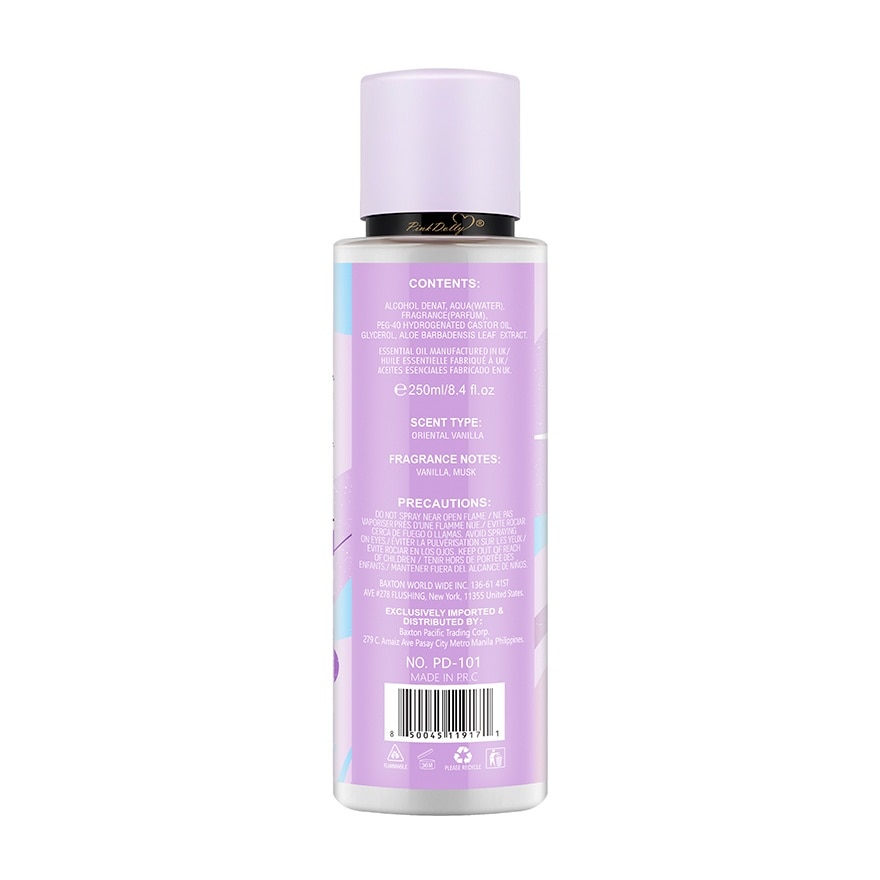 PINK DOLLY Vanilla Creme Fragrance Mist 250ml