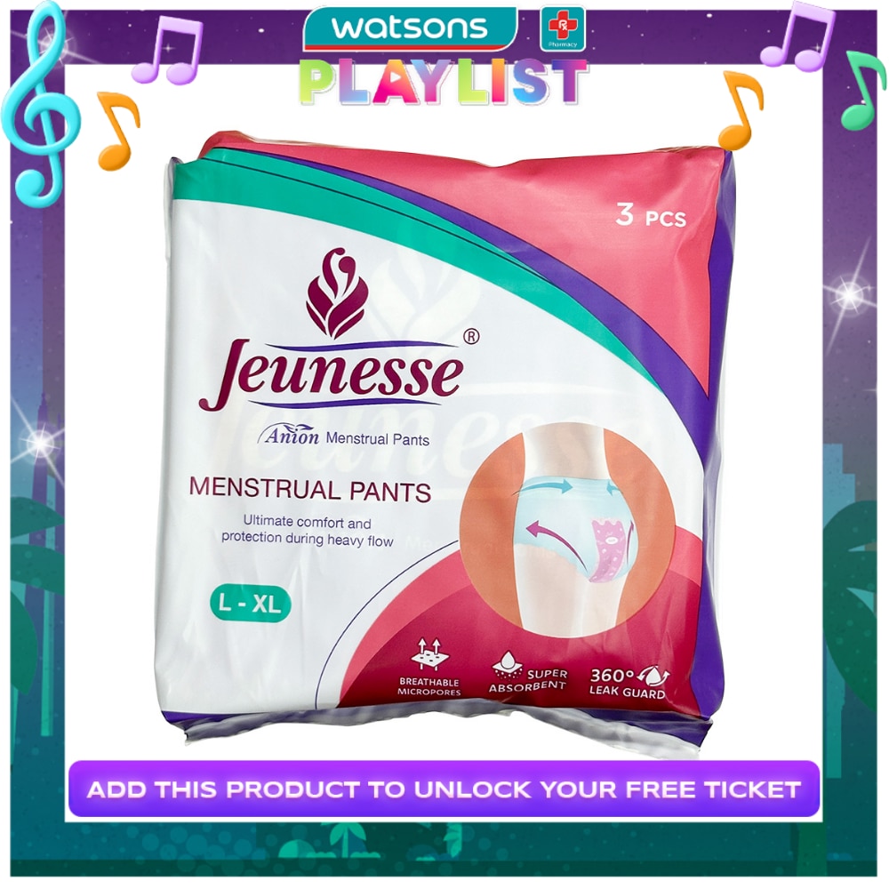 JEUNESSE Anion Menstrual Pants L-XL
