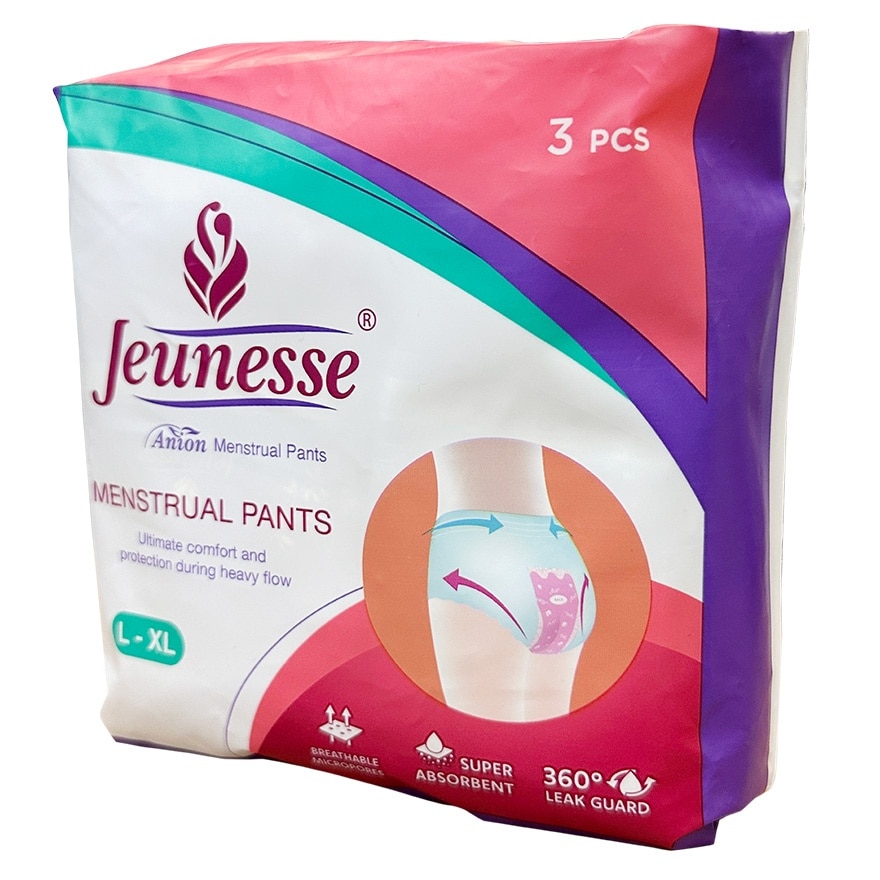 JEUNESSE Anion Menstrual Pants L-XL
