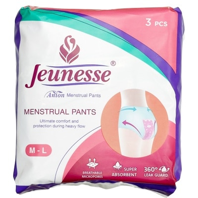 JEUNESSE JEUNESSE Anion Menstrual Pants M-L 3 Pads
