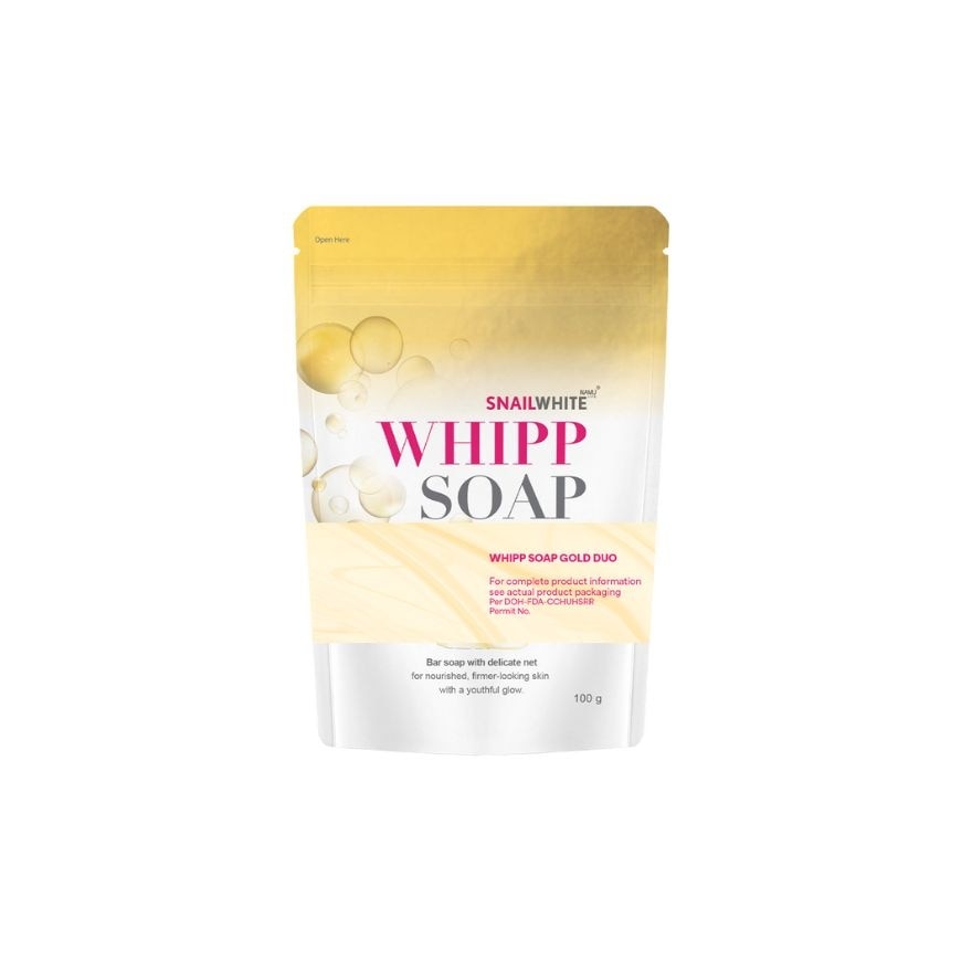 SNAILWHITE Whipp Soap Gold Duo For Face and Body 100g image