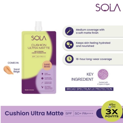 SOLA SOLA Cushion Ultra Matte Sand Beige 7ml