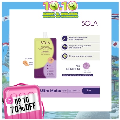 SOLA SOLA Cushion Ultra Matte Sand Beige 7ml