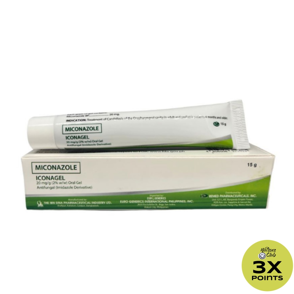 ICONAGEL Miconazole 20mg/g Antifungal 15g