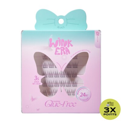 GLAMFIX GLAMFIX Wink Era Poppin Glue Free Cluster Eyelashes 01 Soft Girl