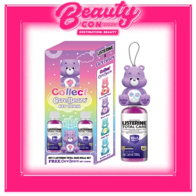 LISTERINE LISTERINE Collect Care Bear Key Chain Buy 2 Total Care Mouthwash 100ml