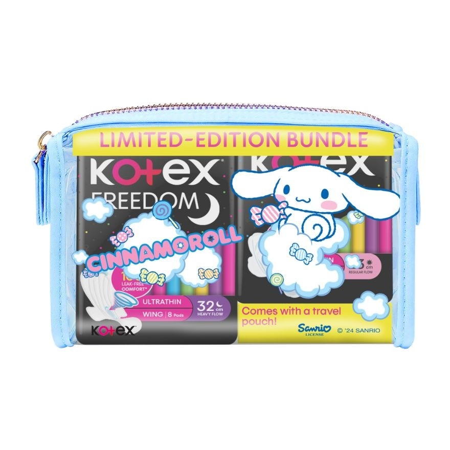 KOTEX Freedom Cinnamoroll Ultrathin Wings 32cm x 23cm