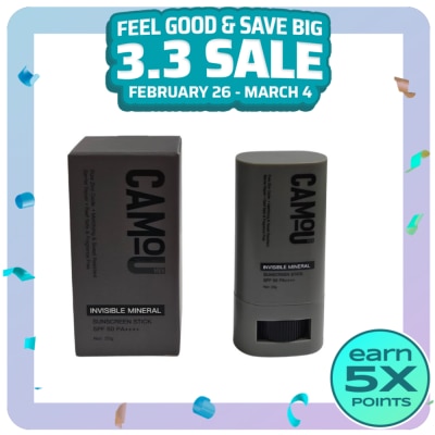 CAMOU CAMOU Invisible Mineral Sunscreen Stick SPF50 20g