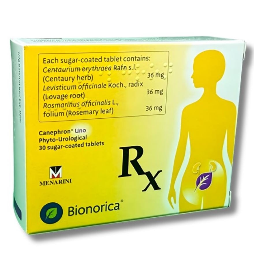 CANEPHRON UNO 36mg/36mg/36mg Sugar Coated Tablets Sold Per Piece [PRESCRIPTION REQUIRED]