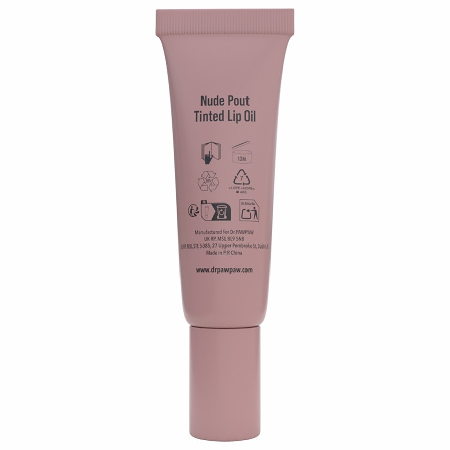 DR PAWPAW Tinted Lip Oil Nude Pout 8ml