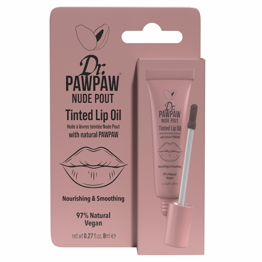 DR PAWPAW Tinted Lip Oil Nude Pout 8ml