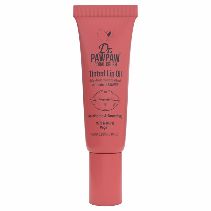 DR PAWPAW Lip Oil Coral Crush 8ml