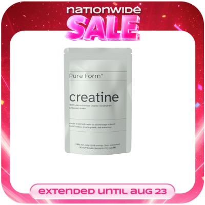 PURE FORM - PURE FORM Ultra-Micronized Creatine Monohydrate Unflavored Powder 300g image