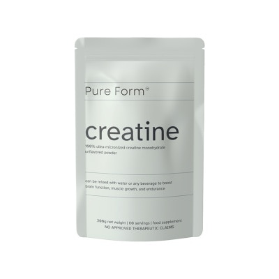 PURE FORM PURE FORM Ultra-Micronized Creatine Monohydrate Unflavored Powder 300g