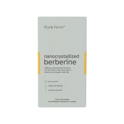 PURE FORM PURE FORM Nanocrystallized Berberine Capsule