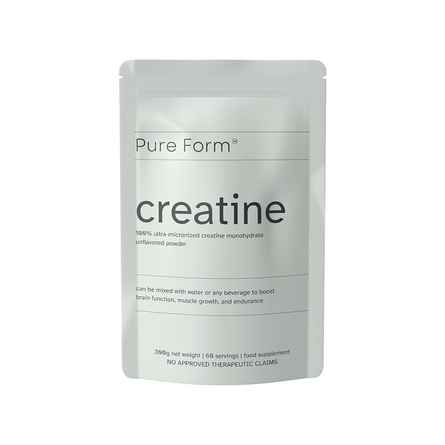 PURE FORM Ultra-Micronized Creatine Monohydrate Unflavored Powder 150g