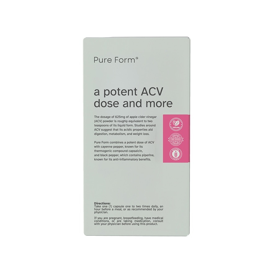 PURE FORM Apple Cider Vinegar Capsule