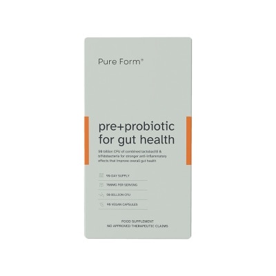 PURE FORM PURE FORM Pre+Probiotic for Gut Health Capsule