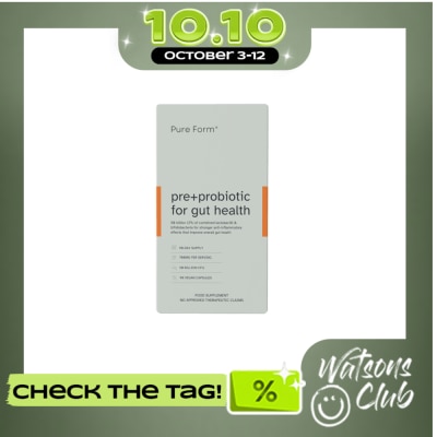 PURE FORM PURE FORM Pre+Probiotic for Gut Health Capsule image