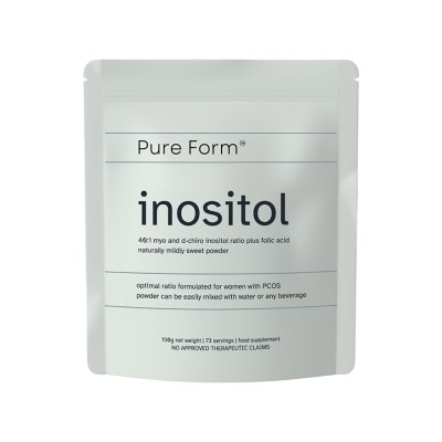PURE FORM PURE FORM Inositol 40:1 Myo and D-chiro Folic Acid Naturally Mildly Sweet Powder 150g