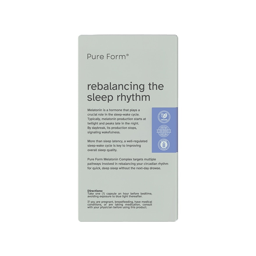 PURE FORM Melatonin Complex Capsule