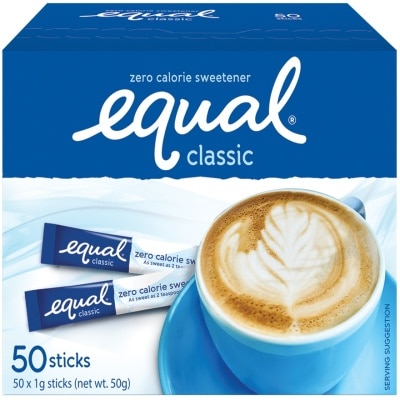 EQUAL EQUAL Classic Zero Calorie Sweetener 50 Sticks x 50g