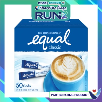 EQUAL EQUAL Classic Zero Calorie Sweetener 50 Sticks x 50g image