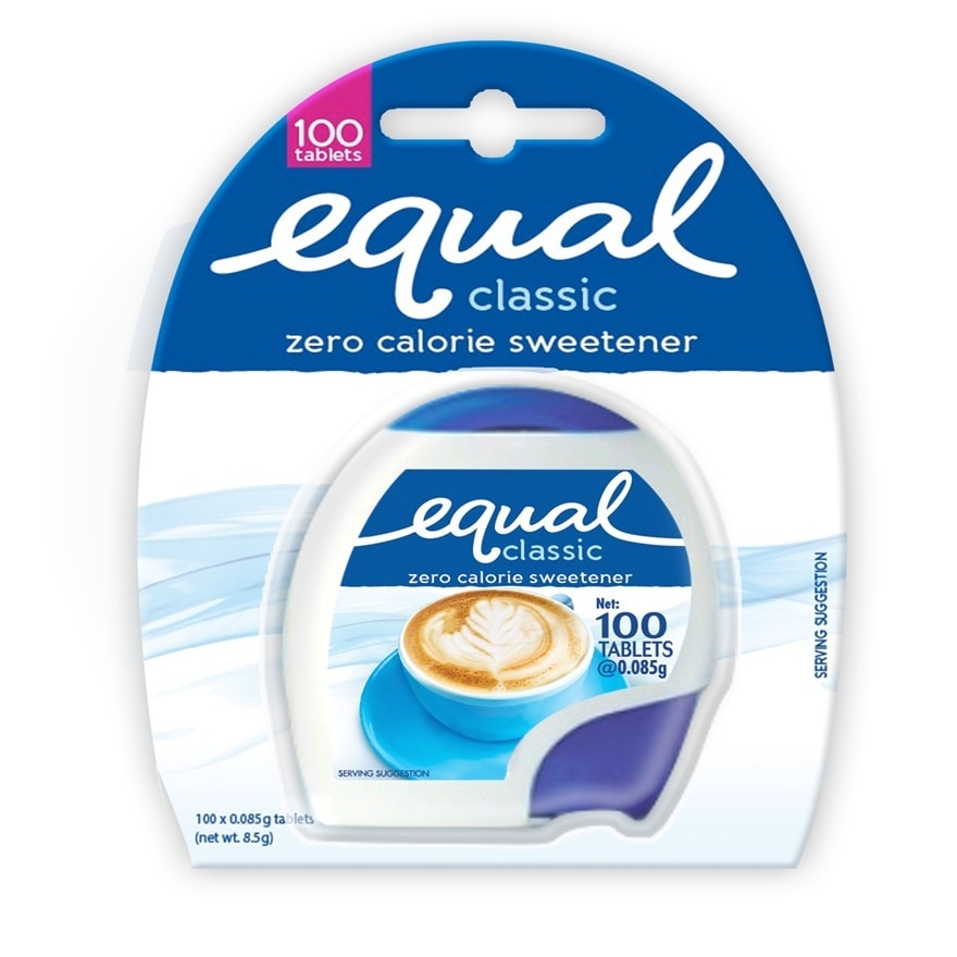EQUAL Classic Zero Calorie Sweetener 100 Tablets x 8.5g