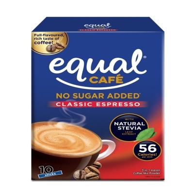 EQUAL CAFE EQUAL CAFE Classic Espresso with Natural Stevia x 10 Sticks