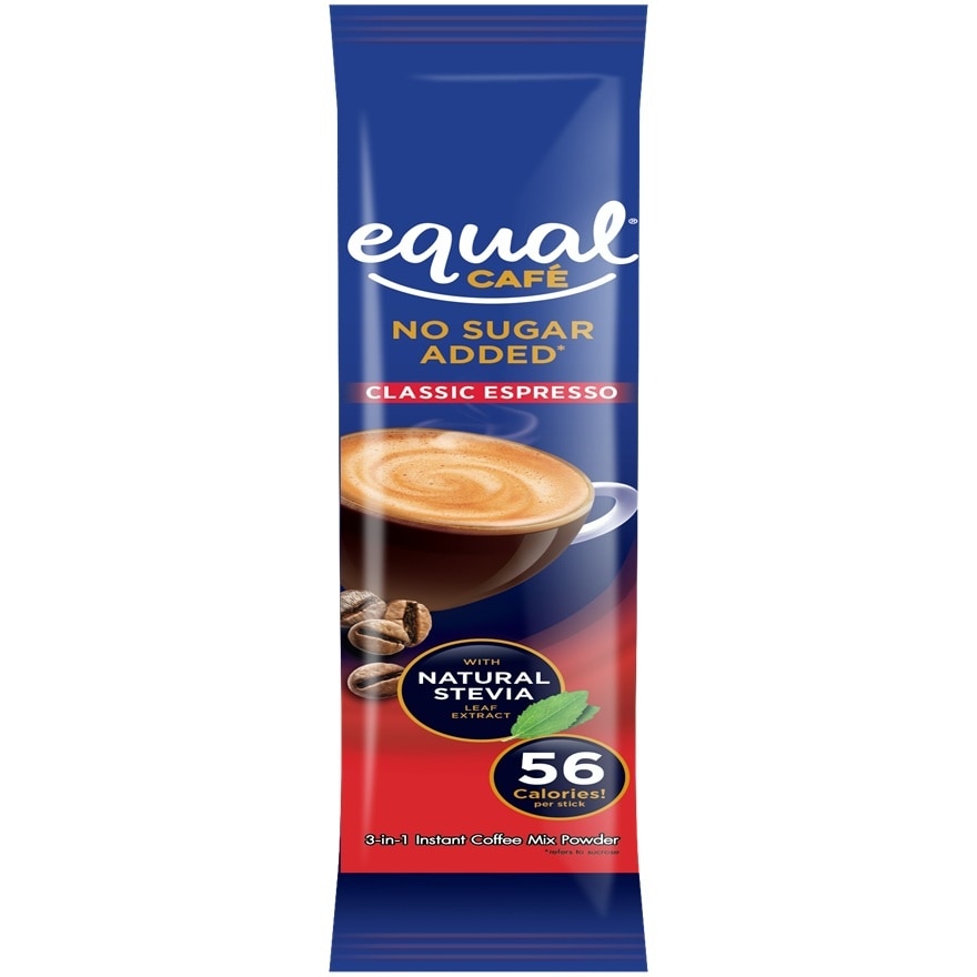 EQUAL CAFE Classic Espresso with Natural Stevia x 10 Sticks