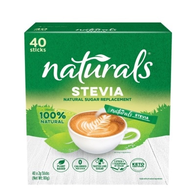 NATURALS STEVIA NATURALS STEVIA Sugar Replacement 40 Sticks x 2g