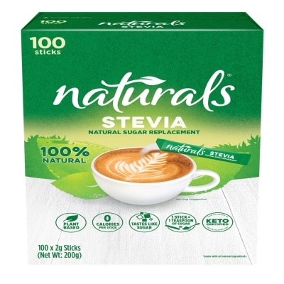 NATURALS STEVIA NATURALS STEVIA Sugar Replacement 100 Sticks x 2g