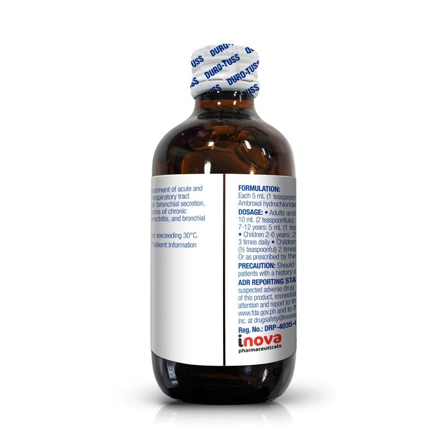 DURO-TUSS Ambroxol 30mg / 5ml Syrup 60ml