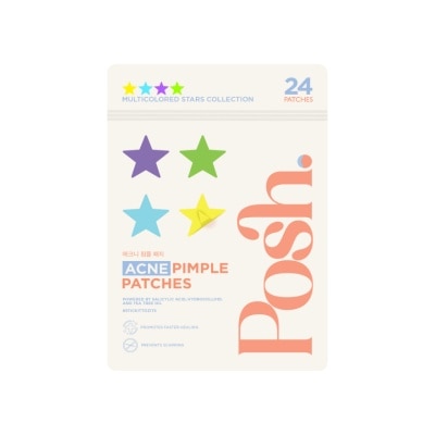 POSH SKIN POSH SKIN Acne Pimple Patches Multicolored Stars Collection 24 Pieces