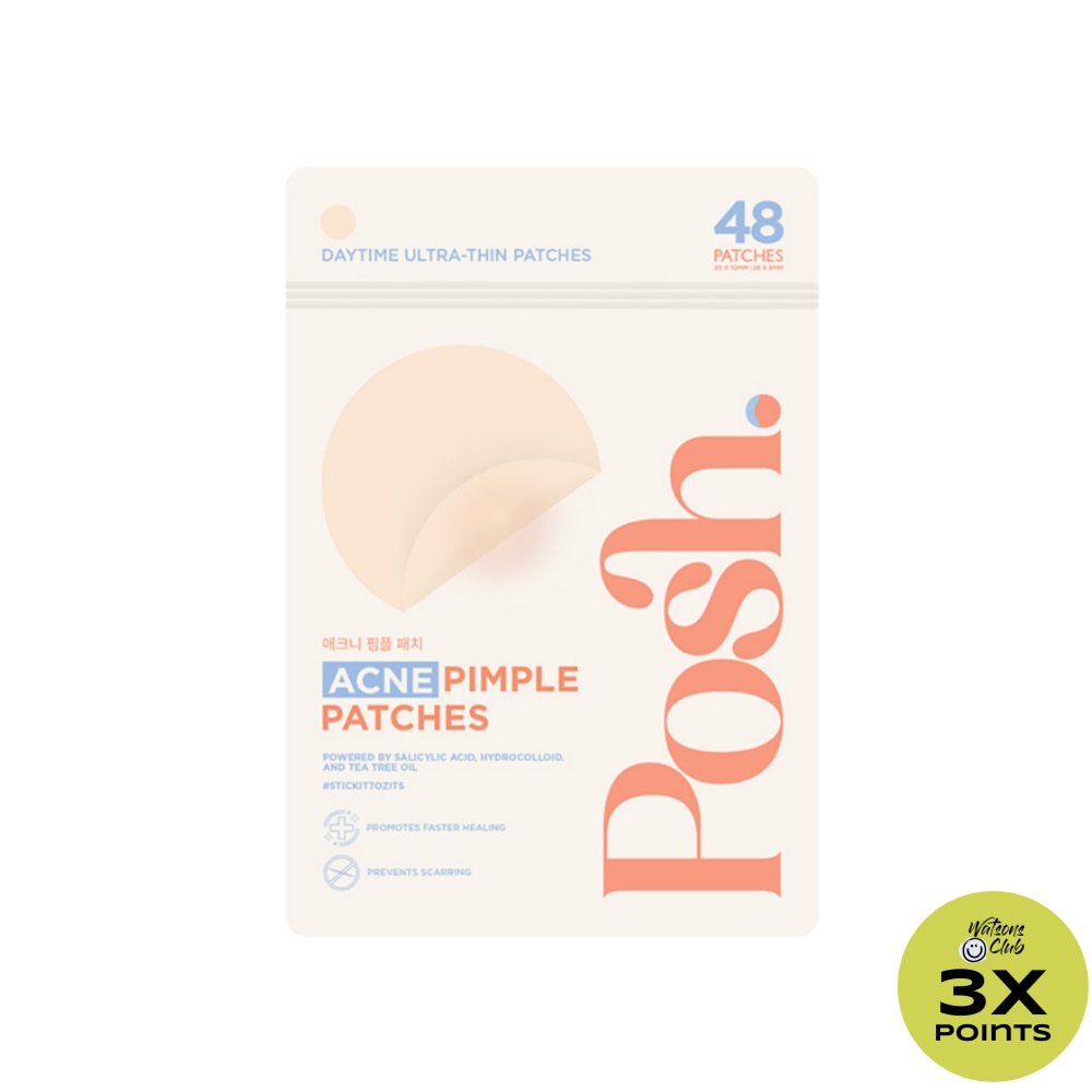 POSH SKIN Acne Pimple Patches Daytime Ultra-Thin Patches 48 Pieces