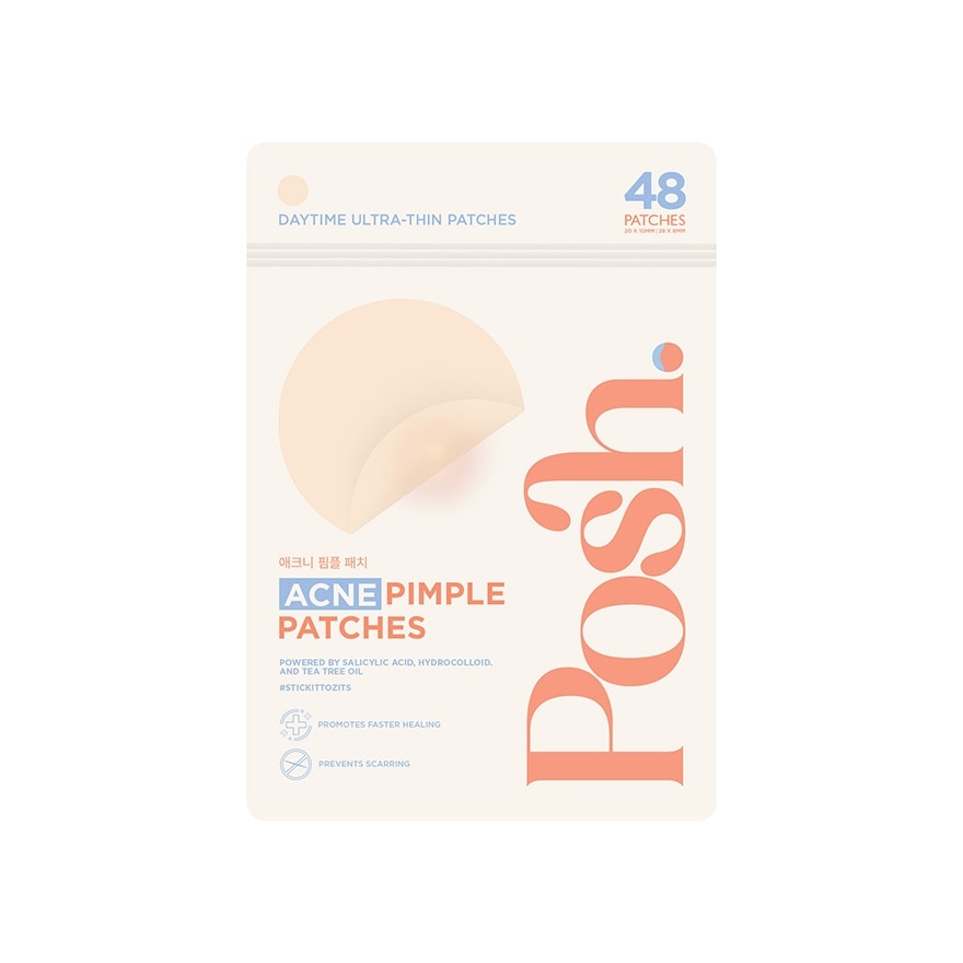 POSH SKIN Acne Pimple Patches Daytime Ultra-Thin Patches 48 Pieces
