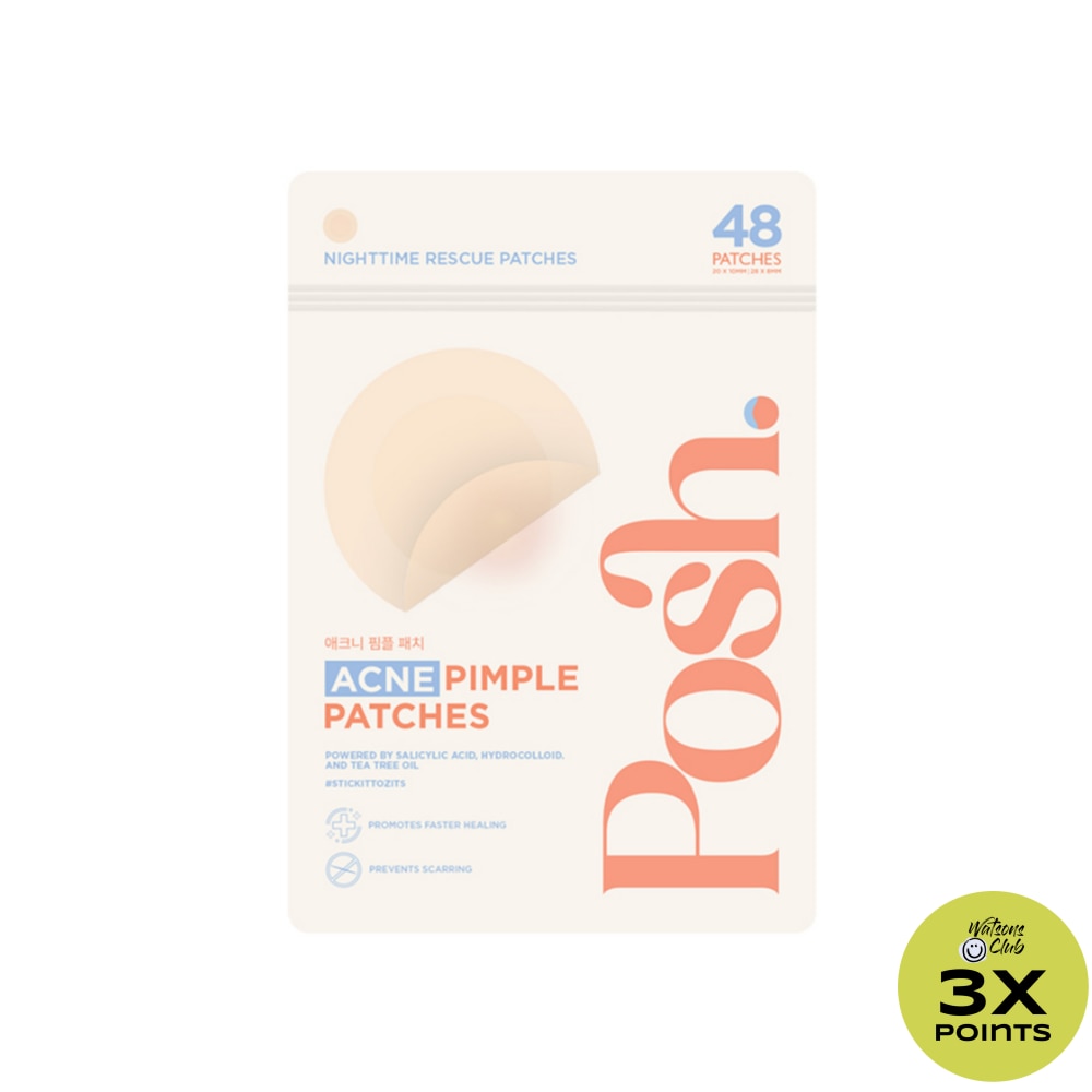 POSH SKIN Acne Pimple Patches Nighttime Rescue Patches 48 Pieces
