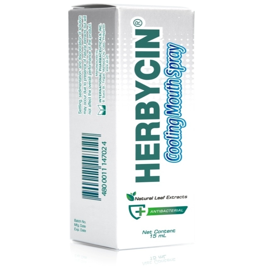 HERBYCIN Cooling Mouth Spray Antibacterial 15ml