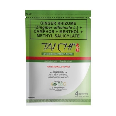 TAI CHI TAI CHI Ginger Medicated Plaster Junior 4s