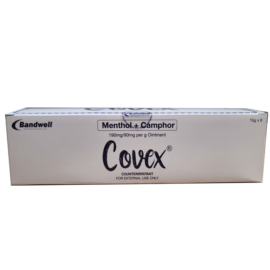 COVEX Menthol + Camphor Ointment Sold Per Piece 15g