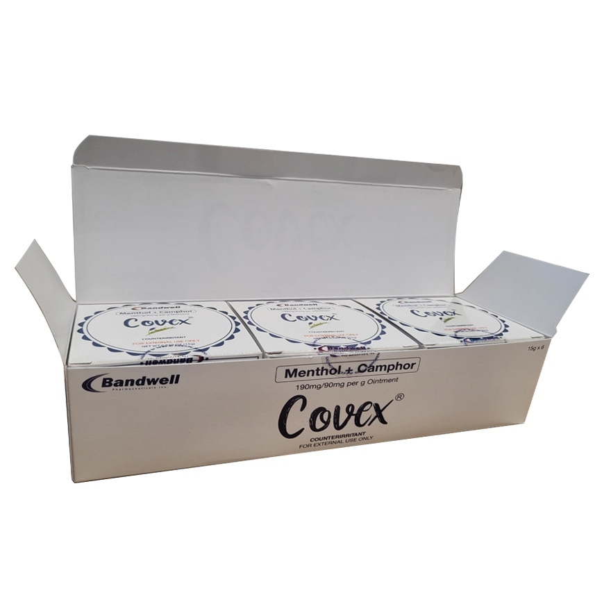 COVEX Menthol + Camphor Ointment Sold Per Piece 15g
