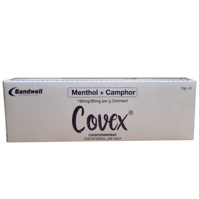 COVEX COVEX Menthol + Camphor Ointment Sold Per Piece 10g